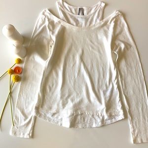 Anthropologie white blouse